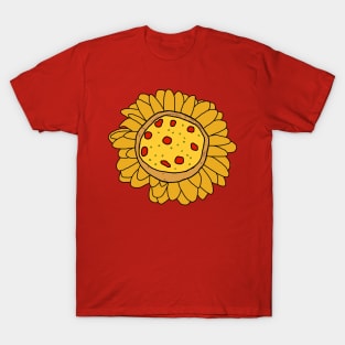 Pizza Daisy Flower T-Shirt